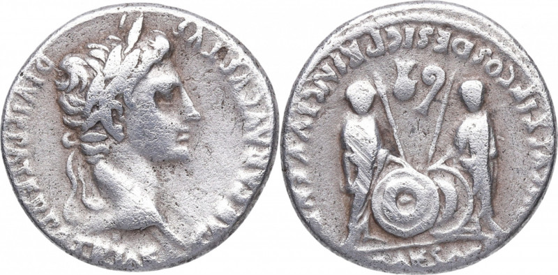 Alrededor del 2 a. C. - 4 d. C. Augusto. Antioquía. Denario. RIC I 207; BMCRE 51...