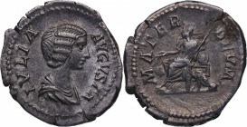 193-210 dC. Iulia Domna. Roma. Denario. Ag. 2,97 g. MBC+. Est.70.