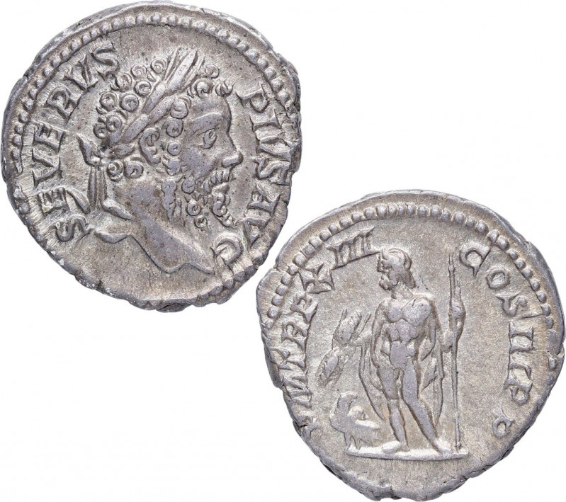 205 dC. Lucio Septimio Severo (193-209 dC). Roma. Denario. RIC IV Septimius Seve...