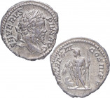 205 dC. Lucio Septimio Severo (193-209 dC). Roma. Denario. RIC IV Septimius Severus 196. Ag. 3,21 g. SEVERVS – PIVS AVG: Cabeza de Septimio Severo, la...