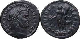 305-308 dC. Maximino II Daya. Antioquía. Follis. Ae. 6,25 g. MBC. Est.30.