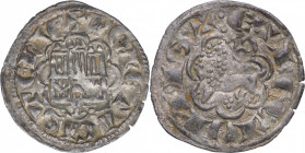 1252-1284. Alfonso X (1252-1284). Burgos. Dinero seisen. Ve. 0,71 g. EBC-. Est.40.