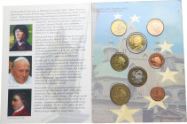 2004. Polonia. Cartera Monedas Juan Pablo II ((Monedas de 1 céntimo a 2 Euros). SC. Est.40.