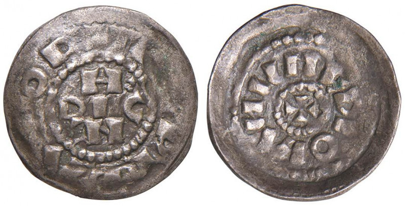 Enrico III/IV/V di Franconia (1039-1125) - Denaro scodellato - MIR 46/2 C 0,97 g...