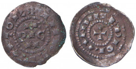 Enrico III/IV/V di Franconia (1039-1125) - Denaro scodellato - MIR 48 C 0,88 grammi. Ossidazioni.
MB+