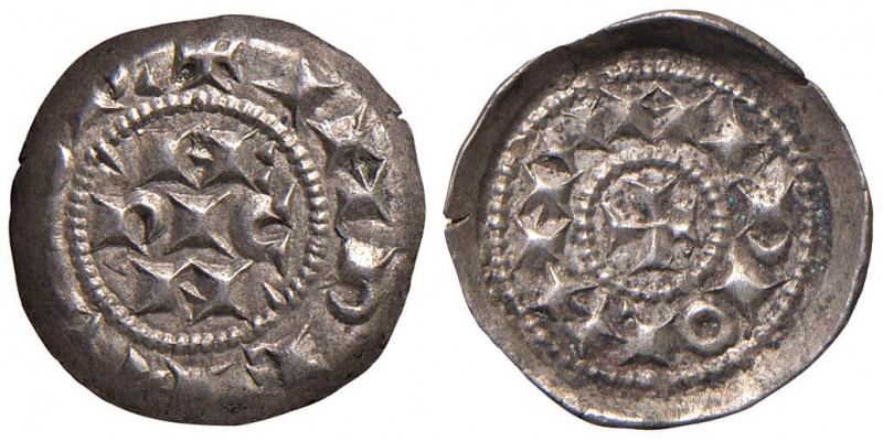 Monetazione comunale - A nome dell'Imperatore Enrico (1152-1198) - Denaro terzol...