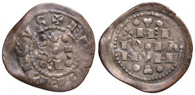 Monetazione comunale - A nome dell'Imperatore Federico (1185-1240) - Denaro imperiale scodellato - MIR 58 C 0,85 grammi.
BB+