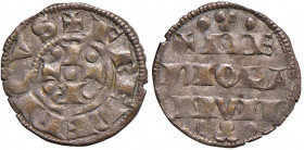 Monetazione comunale - A nome dell'Imperatore Federico (1240-1310) - Denaro imperiale piano - MIR 59/1 C 0,92 grammi.
qSPL