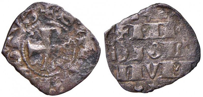 Prima Repubblica (1250-1310) - Denaro imperiale - MIR 70 RRRR 0,62 grammi. Nell'...