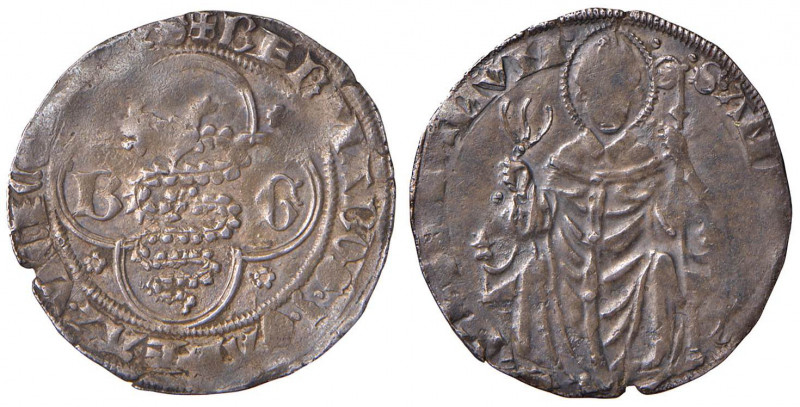 Barnabò e Galeazzo II Visconti (1355-1378) - Grosso da 2 Soldi - MIR 102/1 C 2,5...