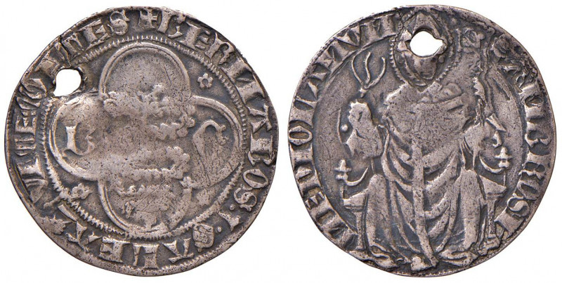 Barnabò e Galeazzo II Visconti (1355-1378) - Grosso da 2 Soldi - MIR 102/1 C 2,3...