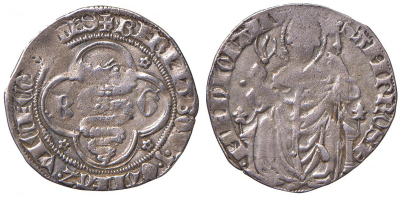 Barnabò e Galeazzo II Visconti (1355-1378) - Grosso da 2 Soldi - MIR 102/1 C 2,4...