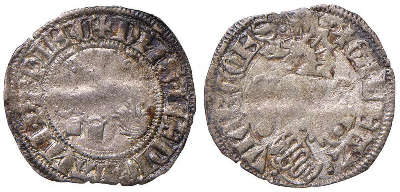 Galeazzo II Visconti (1355-1378) - Sesino - MIR 109/4 R 0,81 grammi. Schiacciatu...