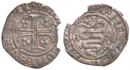 Gian Galeazzo Visconti (1385-1402) - Sesino - MIR 128 C 0,67 grammi. Frattura del tondello.
BB
