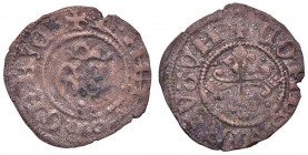 Gian Galeazzo Visconti (1385-1402) - Denaro - MIR 132/5 NC 0,56 grammi. Metallo poroso.
qBB