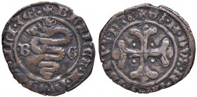 Bianca Maria Visconti e Galeazzo Maria Sforza (1466-1468) - Sesino - MIR 196 NC 0,74 grammi.
BB+