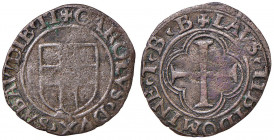 Carlo II - Duca (1504-1553) - Parpagliola o gran bianco primo tipo (Torino) - MIR 394 a R 1,96 grammi.
QBB-BB
