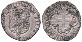 Emanuele Filiberto - Duca (1553-1580) - Soldo 1568 secondo tipo (Chambery) - MIR 534 aa NC 1,78 grammi.
BB-SPL