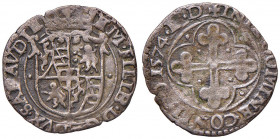 Emanuele Filiberto - Duca (1553-1580) - Soldo 1574 secondo tipo (Chambery) - MIR 534 az NC 1,65 grammi.
BB