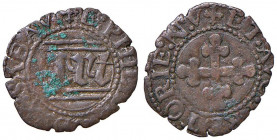 Emanuele Filiberto - Duca (1553-1580) - Quarto di grosso secondo tipo (Aosta) - MIR 540 a NC 0,69 grammi. Ossidazioni verdi.
BB