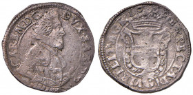 Carlo Emanuele I (1580-1630) - Fiorino 1629 terzo tipo - MIR 653 b R 4,05 grammi.
m.BB