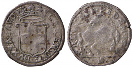Carlo Emanuele I (1580-1630) - Cavallotto 1587 primo tipo (Nizza) - MIR 656 C R 2,60 grammi.
BB+/qBB