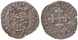 Carlo Emanuele I (1580-1630) - Soldo da 4 denari 1585 secondo tipo (Chambery) - MIR 661 r NC 1,45 grammi.
qSPL