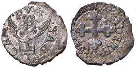 Carlo Emanuele I (1580-1630) - Mezzo grosso di Piemonte 1587 (Vercelli) - MIR 674 d NC 0,82 grammi.
SPL+