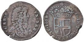 Carlo Emanuele II - Duca (1648-1675) - 5 Soldi 1664 (Torino) - MIR 823 a NC 4,15 grammi.
QBB-BB