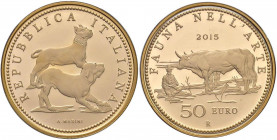 Repubblica Italiana (dal 1946) - 50 Euro 2015 - C In confezione ufficiale della zecca.
PROOF