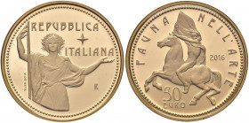 Repubblica Italiana (dal 1946) - 50 Euro 2016 - C In confezione ufficiale della zecca.
PROOF