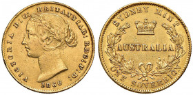 Australia - Regina Vittoria (1837-1901) - Sterlina 1866 Sydney - KM4 R Minimi colpetti.
BB+