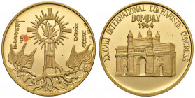 Paolo VI (1963-1978) - Medaglia 1964 - C Visita a Bombay. 17,57 grammi. Minimo segnetto al bordo.
PROOF