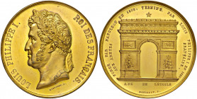 Francia - Louis Philippe (1830-1848) - Medaglia 1836 - C Bronzo dorato. Sul bordo CUIVRE in incuso. 73,09 grammi. 53,00 mm.
FDC