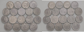 Vittorio Emanuele III - Lotto composto da 18 monete - 
Come da foto.