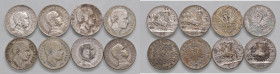 Vittorio Emanuele III - Lotto composto da 8 monete - 
Come da foto.