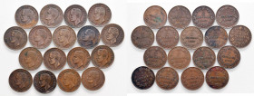 Vittorio Emanuele III - Lotto composto da 17 monete - 
Come da foto.