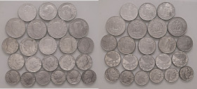 Vittorio Emanuele III - Lotto composto da 23 monete - 
Come da foto.