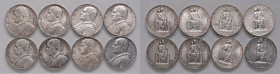 Vaticano - Lotto composto da 8 monete - 
Come da foto.