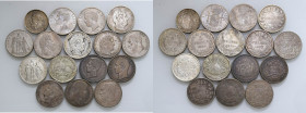 Estero - Lotto composto da 16 monete - Tutte di grande modulo e in argento.
Come da foto.