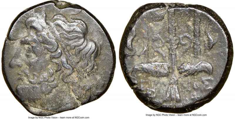 SICILY. Syracuse. Hieron II (ca. 275-215 BC). AE litra (18mm, 7h). NGC Choice VF...