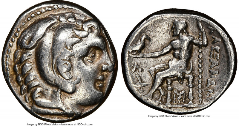MACEDONIAN KINGDOM. Alexander III the Great (336-323 BC). AR tetradrachm (24mm, ...