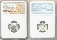 MACEDONIAN KINGDOM. Alexander III the Great (336-323 BC). AR drachm (18mm, 1h). NGC AU. Posthumous issue of Magnesia ad Maeandrum, ca. 305-297 BC. Hea...