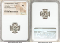 MACEDONIAN KINGDOM. Alexander III the Great (336-323 BC). AR drachm (16mm, 6h). NGC XF. Early posthumous issue of Lampsacus, ca. 310-301 BC. Head of H...
