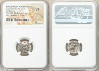 MACEDONIAN KINGDOM. Alexander III the Great (336-323 BC). AR drachm (17mm, 12h). NGC VF. Lifetime or early posthumous issue of Sardes, ca. 334-323 BC....