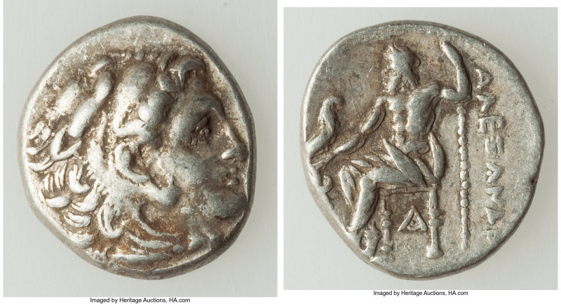 MACEDONIAN KINGDOM. Alexander III the Great (336-323 BC). AR drachm (16mm, 4.23 ...