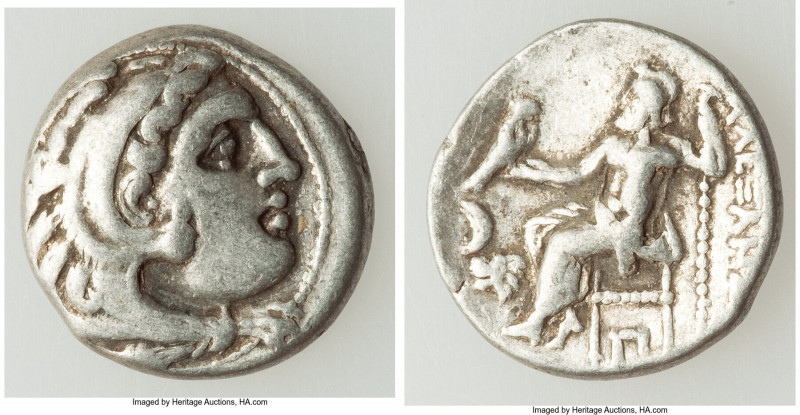 MACEDONIAN KINGDOM. Alexander III the Great (336-323 BC). AR drachm (15mm, 3.99 ...