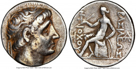 SELEUCID KINGDOM. Antiochus I Soter (281-261 BC). AR tetradrachm (28mm, 8h). NGC Choice Fine, marks. Seleucia on the Tigris. Diademed head of Antiochu...