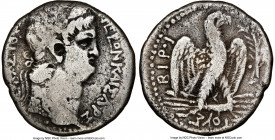 SYRIA. Antioch. Nero (AD 54-68) AR tetradrachm (23mm, 12h). NGC VF, countermark. Dated Regnal Year 10 and Caesarean Era Year 112 (AD 63/4). NEPΩN KAIΣ...