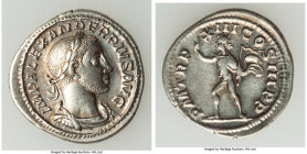 Severus Alexander (AD 222-235). AR denarius (21mm, 3.30 gm, 6h). About XF. Rome, AD 233. IMP ALEXANDER PIVS AVG, laureate, draped and cuirassed bust o...